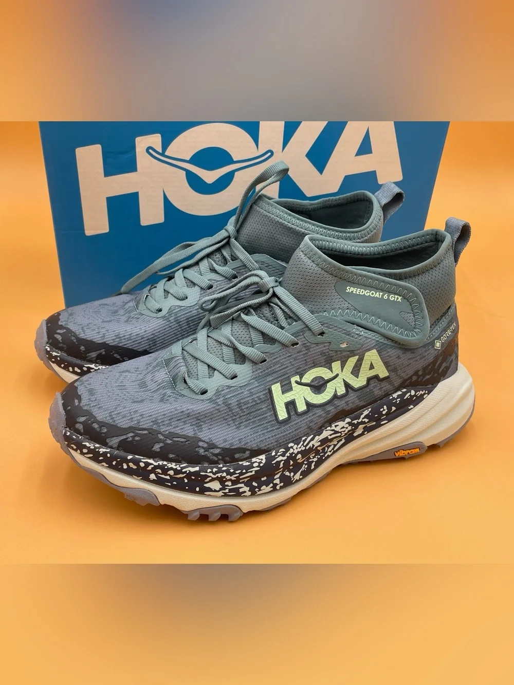 Size 7B Hoka One Women Speedgoat 6 Mid GTX Hiking / Running Shoes MFGD 1155153